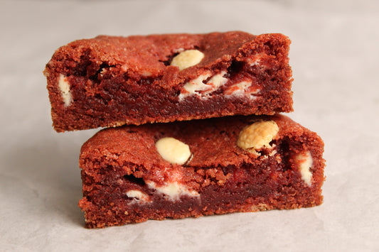 Red Velvet Koekjes met Witte Chocolade