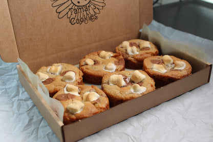 Smores koekjes met Marshmallows en Chocolade