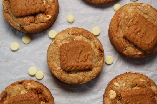 Speculaaskoekjes met Witte Chocola en Speculoosvulling