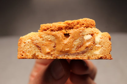 Speculaaskoekjes met Witte Chocola en Speculoosvulling